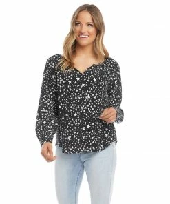 Karen Kane Peasant Top