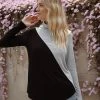 Karen Kane Contrast Turtleneck Sweater