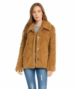 Karen Kane Sherpa Fur Jacket