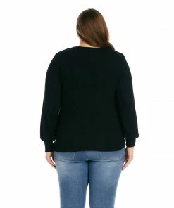 Karen Kane Plus Size Side Pick-Up Top