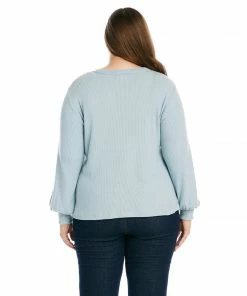 Karen Kane Plus Size Side Pick-Up Top
