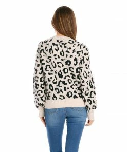 Karen Kane Animal Jacquard Sweater