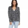 Karen Kane Clothing Animal Jacquard Cardigan