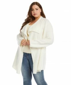 Karen Kane Plus Size Drape Cardigan