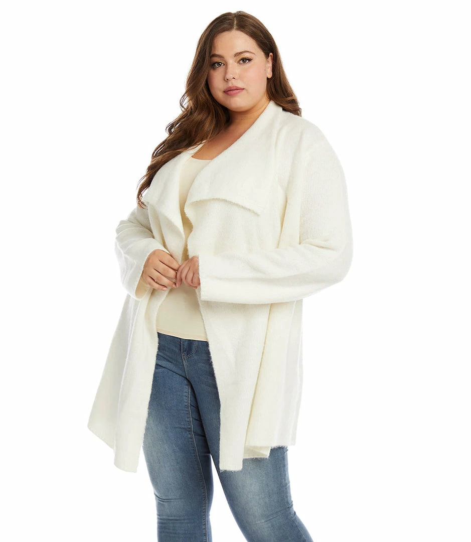 Karen Kane Plus Size Drape Cardigan