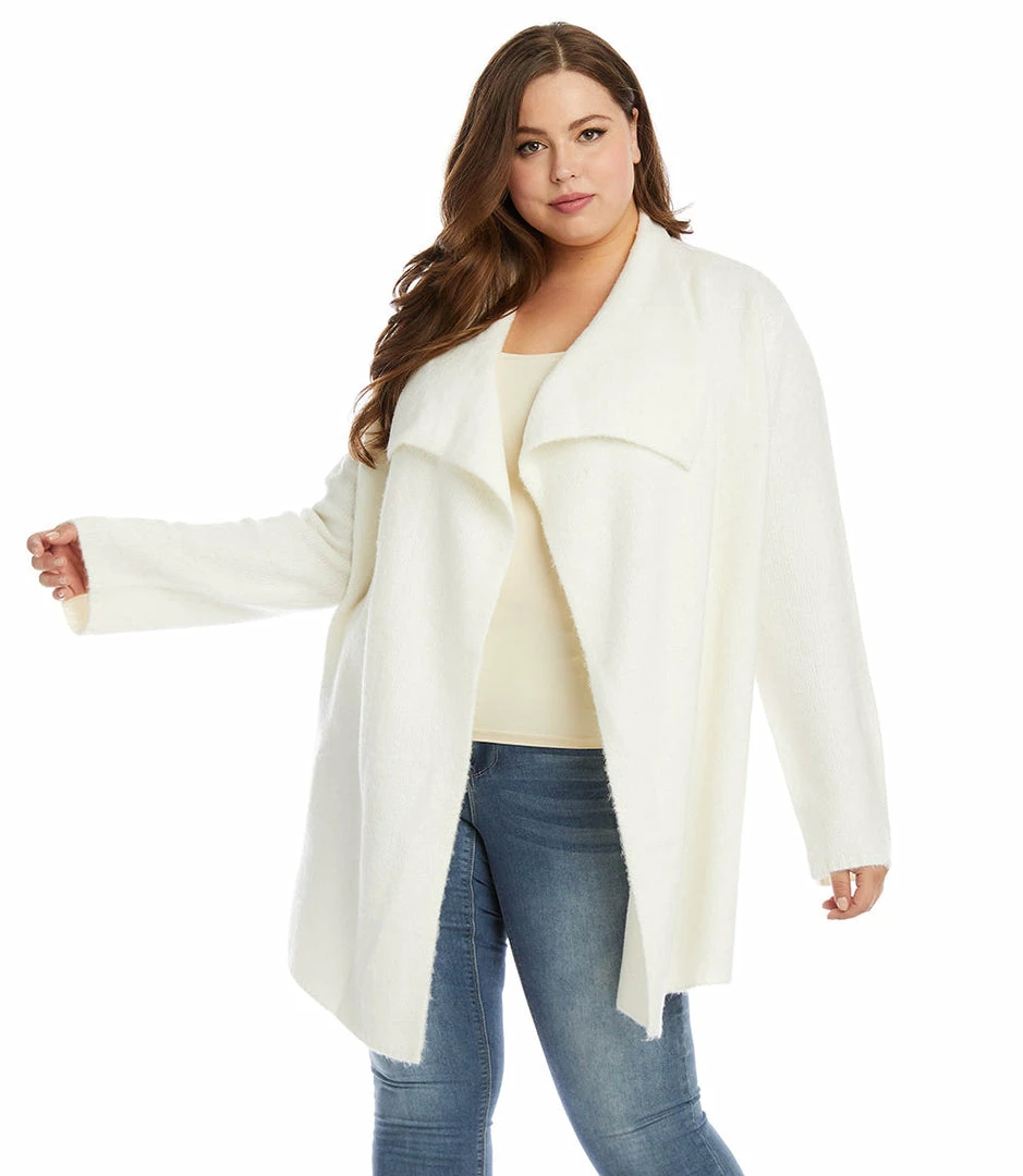 Karen Kane Plus Size Drape Cardigan