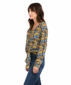 Karen Kane Tie-Front Top