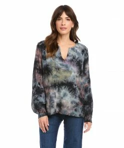 Karen Kane Split Placket Top