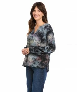 Karen Kane Split Placket Top