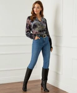 Karen Kane Split Placket Top