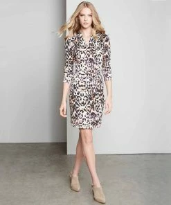 Karen Kane New Arrivals 3/4 Sleeve Cascade Wrap Dress