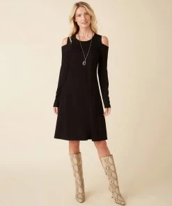 Karen Kane Cold Shoulder A-Line Dress New Arrivals