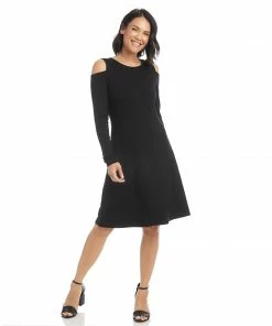 Karen Kane Cold Shoulder A-Line Dress New Arrivals