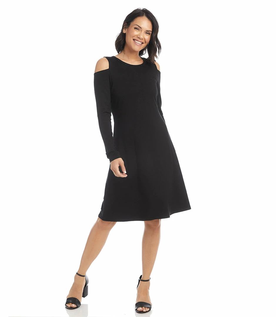 Karen Kane Cold Shoulder A-Line Dress New Arrivals