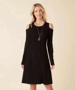 Karen Kane Cold Shoulder A-Line Dress New Arrivals