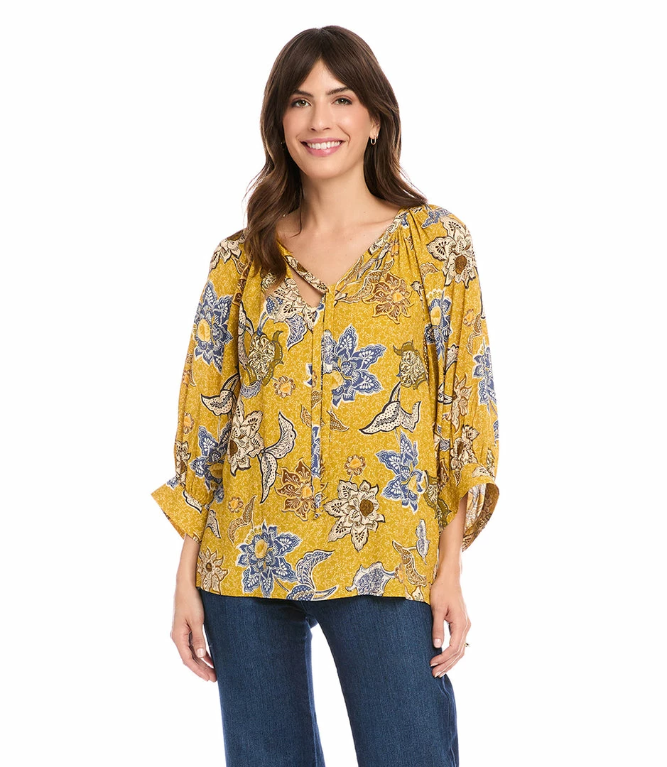 Karen Kane New Arrivals Blouson Sleeve Top