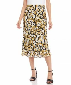 Karen Kane Bias Cut Midi Skirt New Arrivals