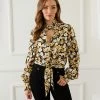 Karen Kane New Arrivals Tie-Front Top
