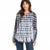 Karen Kane Long Sleeve Tie-Dye Top