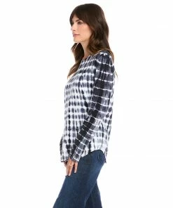 Karen Kane Long Sleeve Tie-Dye Top
