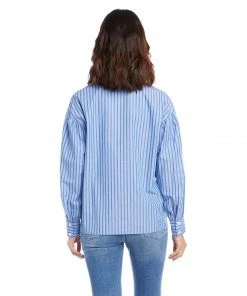 Karen Kane New Arrivals Shirred Sleeve Shirt