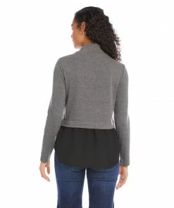 Karen Kane Layered Mock Neck Sweater New Arrivals