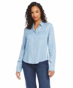 Karen Kane Button Up Shirt New Arrivals