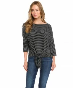 Karen Kane New Arrivals 3/4 Sleeve Boatneck Top