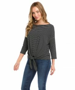 Karen Kane New Arrivals 3/4 Sleeve Boatneck Top