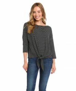 Karen Kane New Arrivals 3/4 Sleeve Boatneck Top