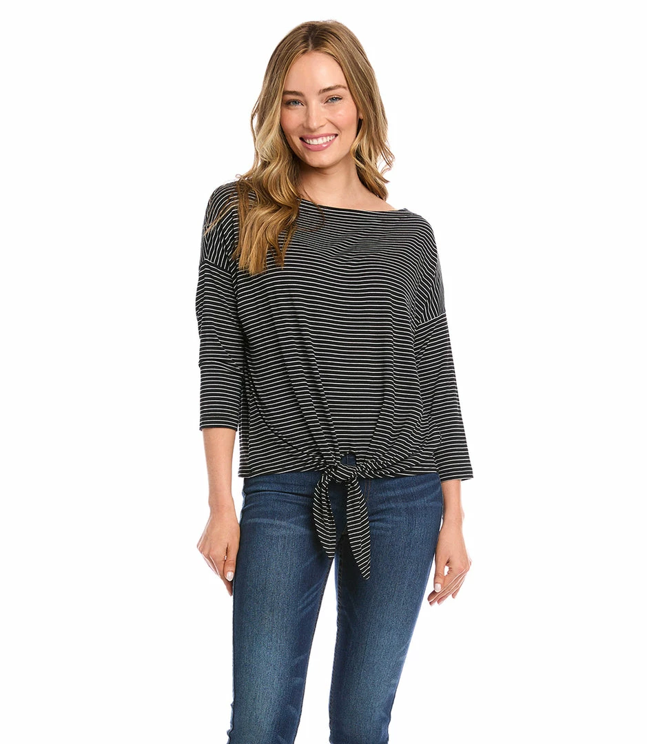 Karen Kane New Arrivals 3/4 Sleeve Boatneck Top