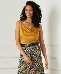 Karen Kane New Arrivals Drape Cami