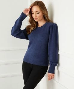 Karen Kane Poof Sleeve Sweater New Arrivals