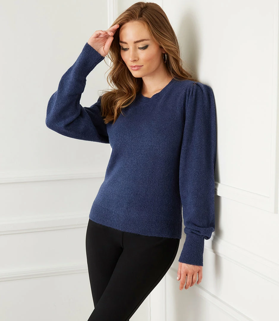 Karen Kane Poof Sleeve Sweater New Arrivals