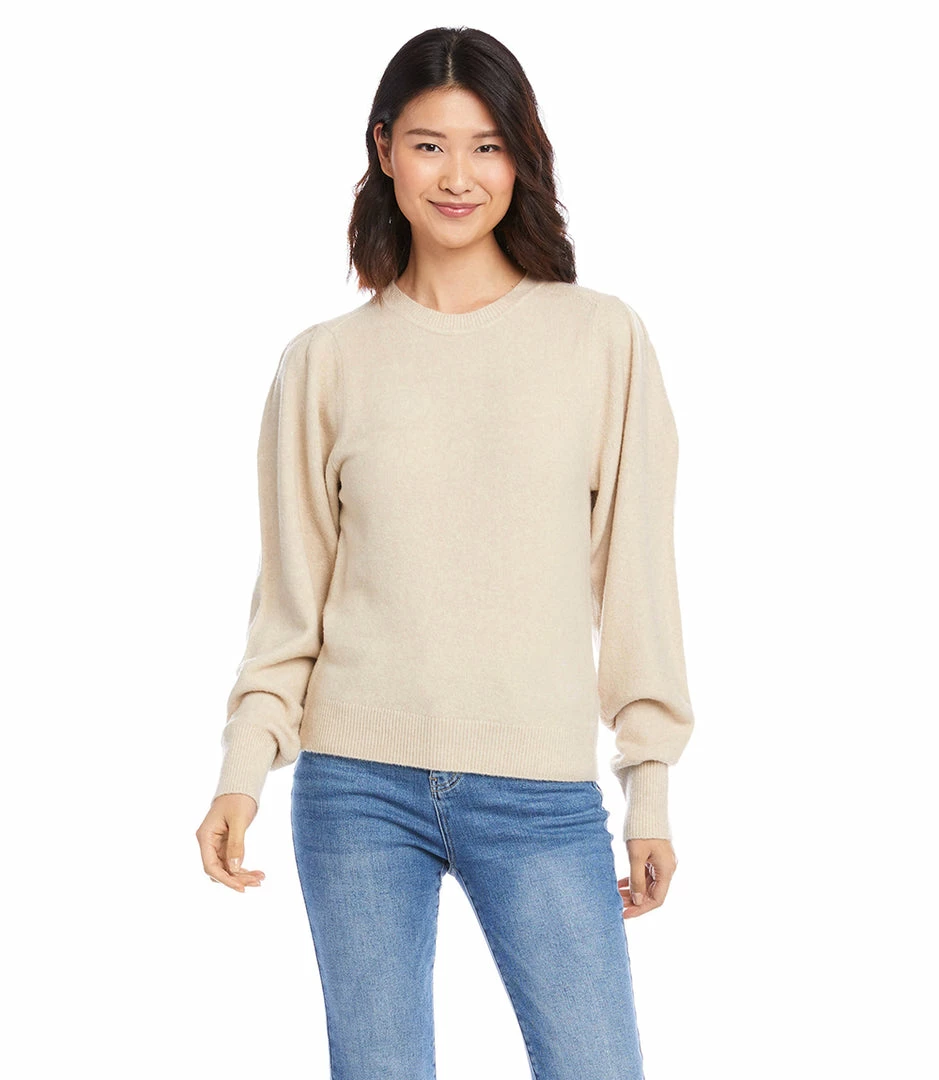 Karen Kane Poof Sleeve Sweater