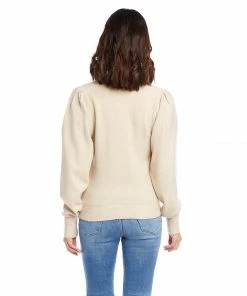 Karen Kane Poof Sleeve Sweater