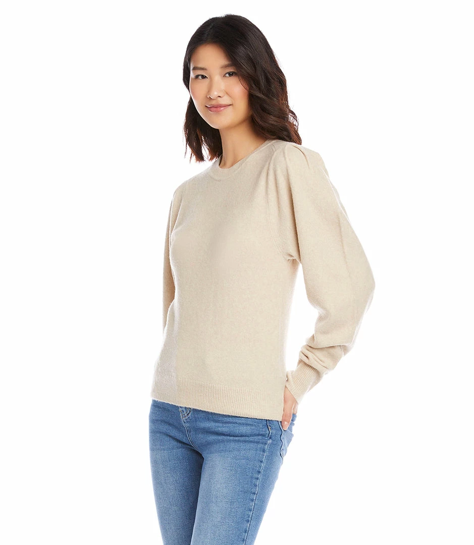 Karen Kane Poof Sleeve Sweater
