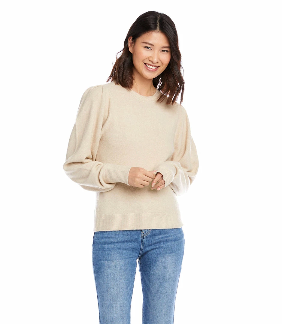 Karen Kane Poof Sleeve Sweater
