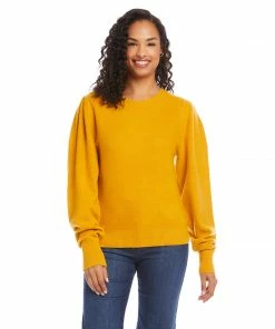 Karen Kane Poof Sleeve Sweater