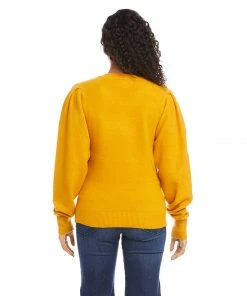 Karen Kane Poof Sleeve Sweater