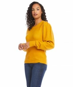 Karen Kane Poof Sleeve Sweater