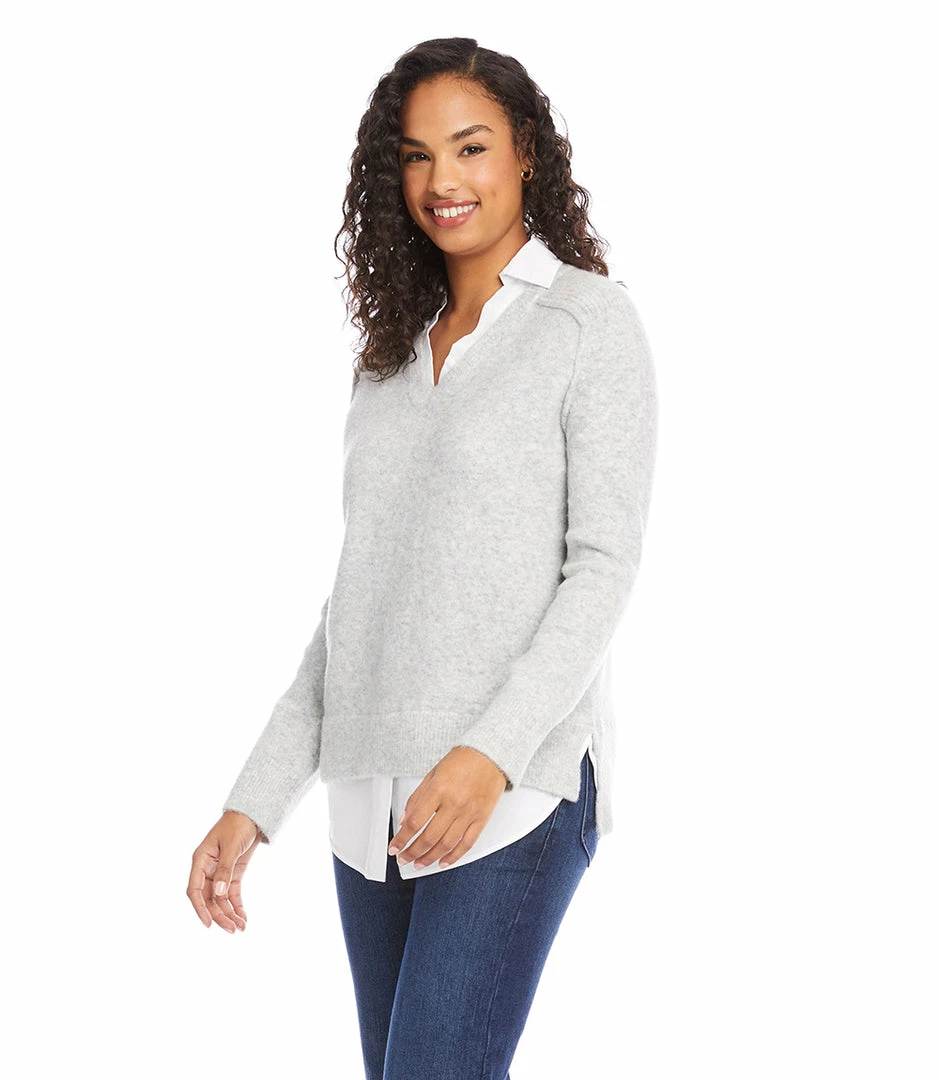 Karen Kane New Arrivals Layered Sweater
