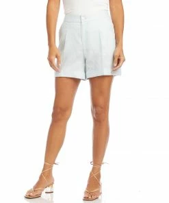 Karen Kane Clothing High Waist Pleated Shorts