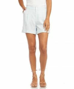 Karen Kane Clothing High Waist Pleated Shorts