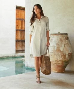 Karen Kane Clothing Linen Shirtdress