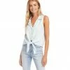 Karen Kane Sleeveless Tie-Front Top