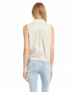 Karen Kane Clothing Sleeveless Tie-Front Top