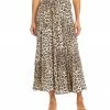 Karen Kane Petites Petite Size Tiered Midi Skirt