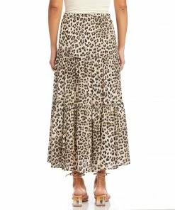 Karen Kane Petites Petite Size Tiered Midi Skirt