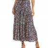 Karen Kane Petite Size Tiered Midi Skirt